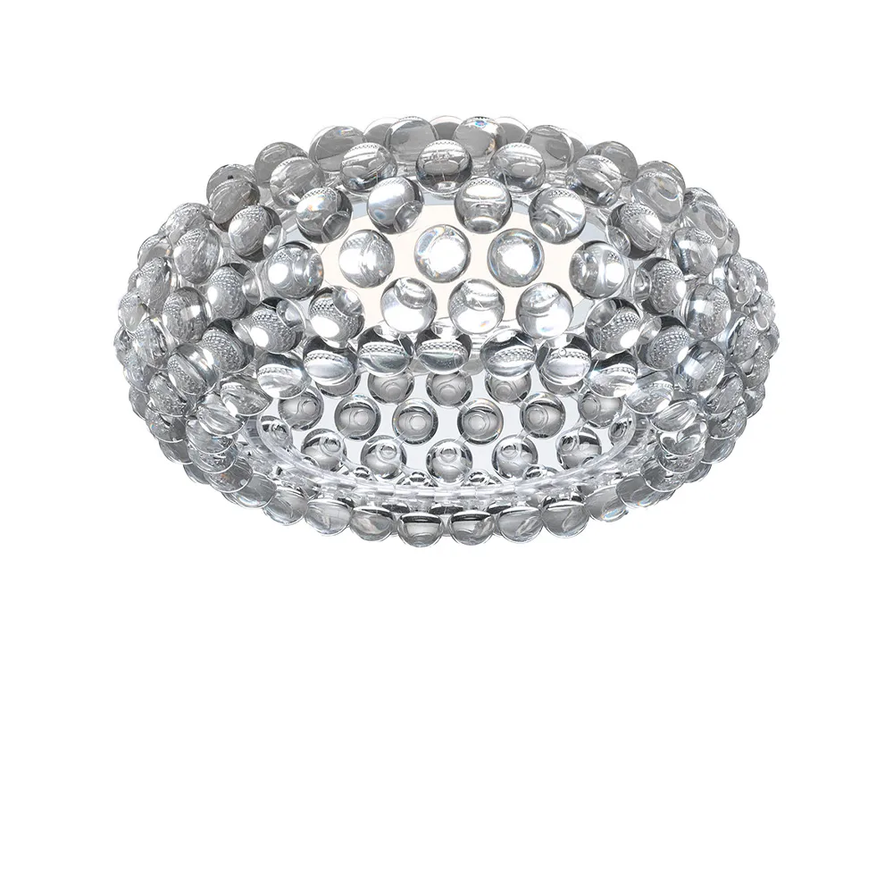 Caboche Plus dimbar plafond, Transparent Foscarini