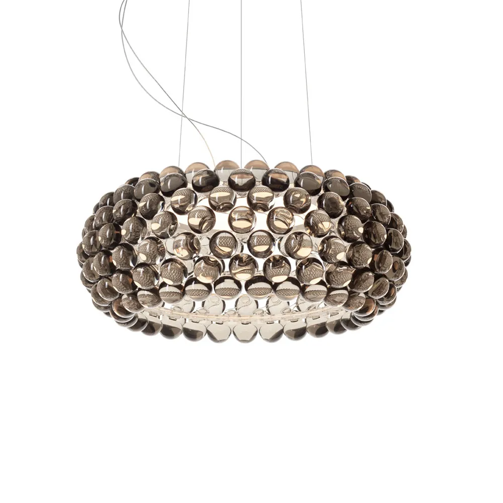 Caboche Plus media LED dimbar pendel, Grå Foscarini