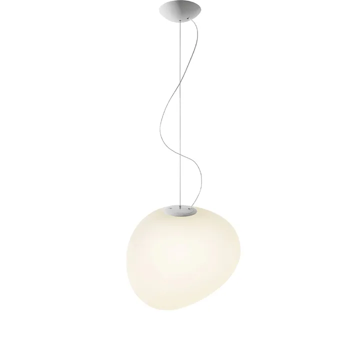 Gregg media pendel - vit - Foscarini
