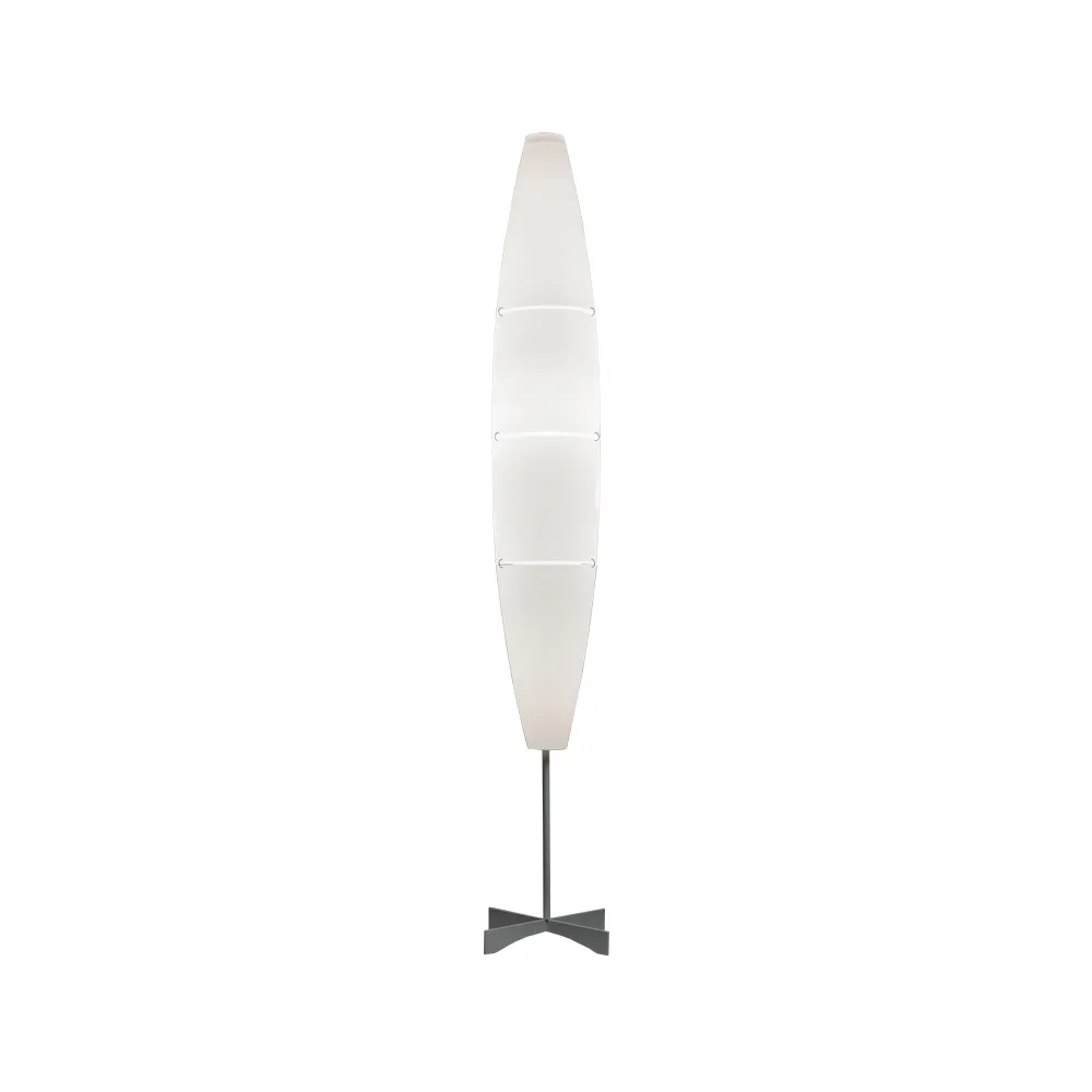 Havana golvlampa, bianco, aluminium Foscarini