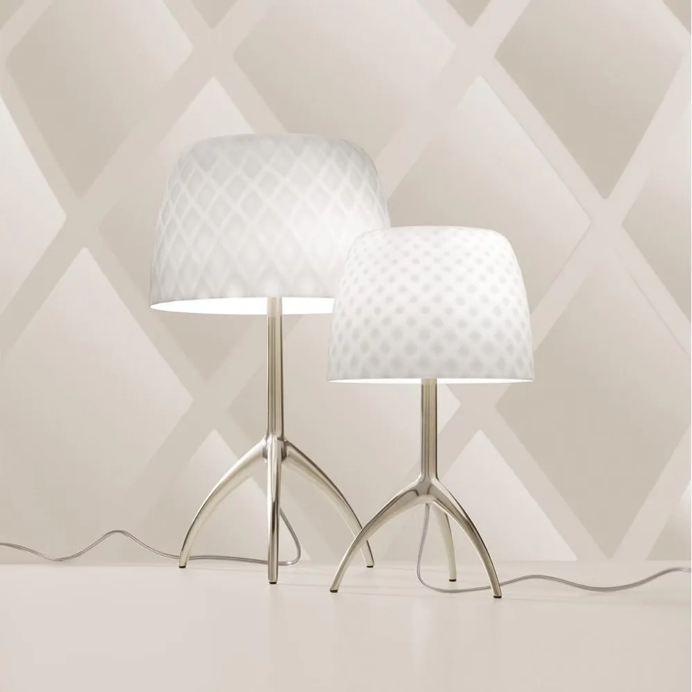 Lumiere 30th Piccola bordslampa, champagne, bulles, on/off Foscarini