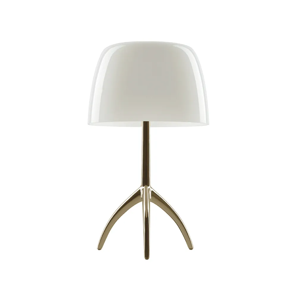 Lumiere Grande bordslampa, Varmvit-champagne-ej dimbar Foscarini