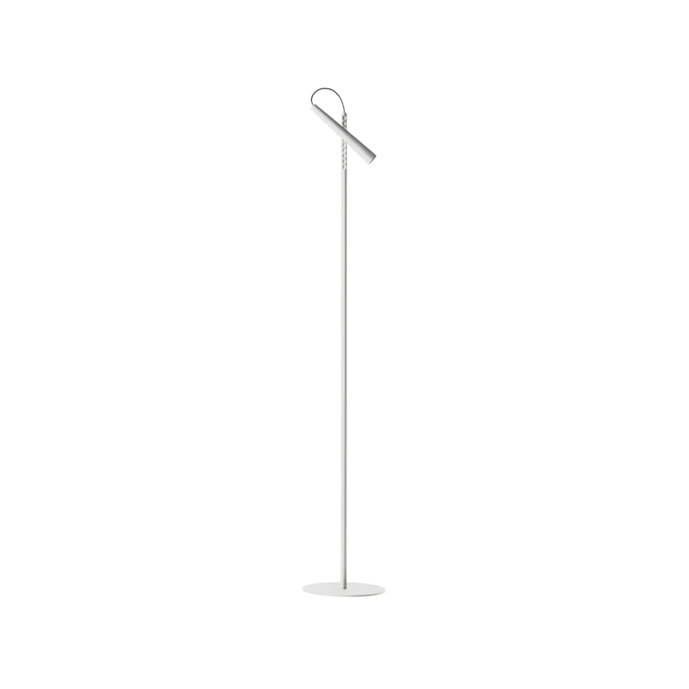 Magneto golvlampa, vit lack, led Foscarini