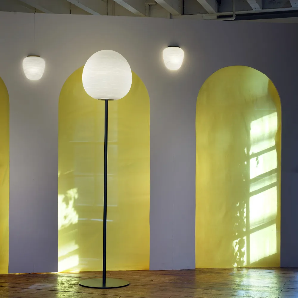 Rituals 1 semi vägglampa, bianco/bianco Foscarini