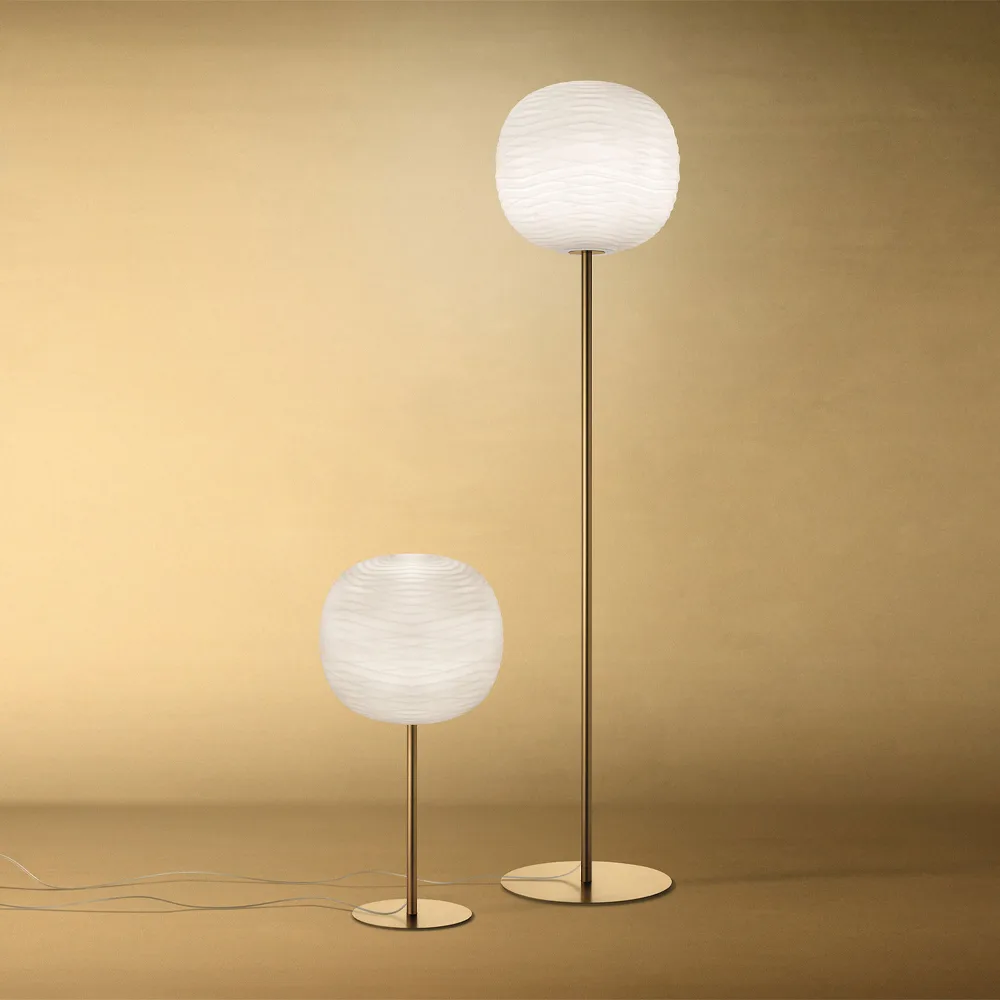 Rituals XL golvlampa, bianco/bianco Foscarini