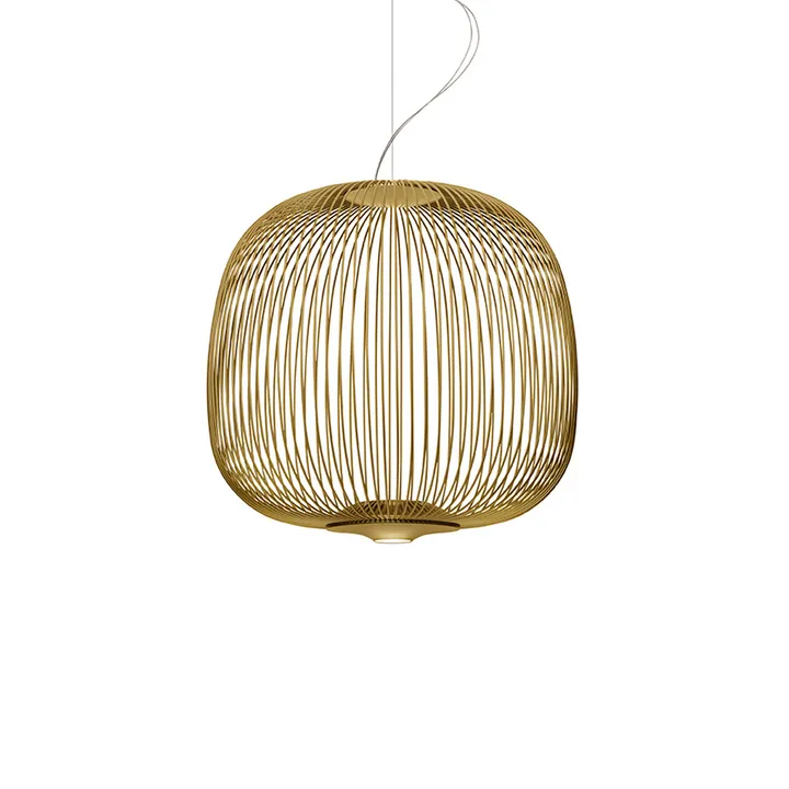 Spokes 2 Midi MyLight pendel - guld, dimbar - Foscarini