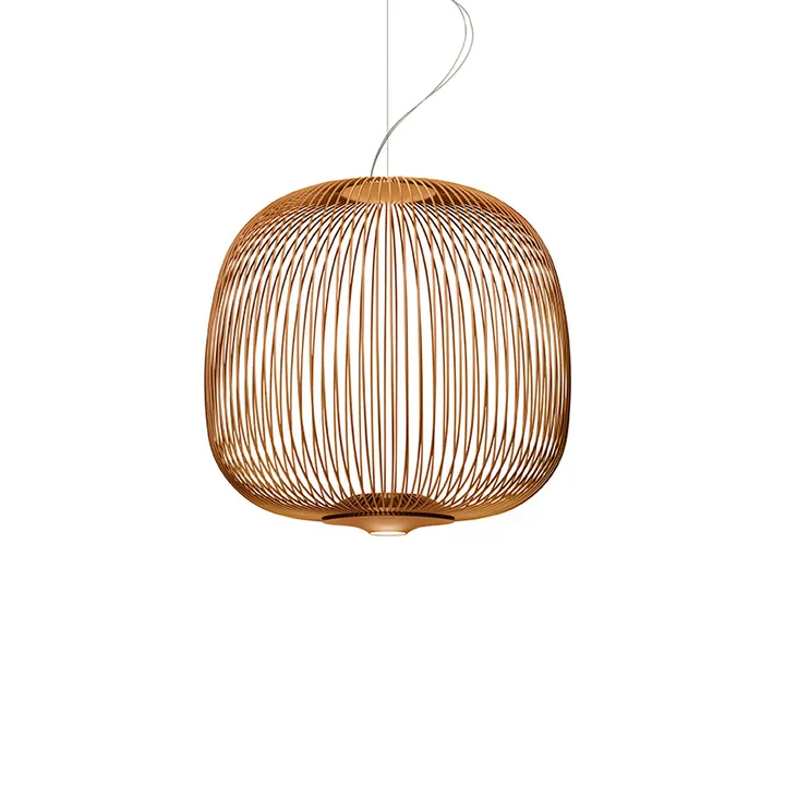 Spokes 2 Midi MyLight pendel - kopparfärgad, dimbar - Foscarini