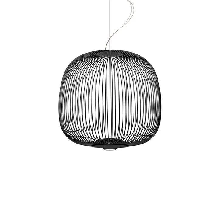 Spokes 2 Midi pendel - svart, dimbar - Foscarini