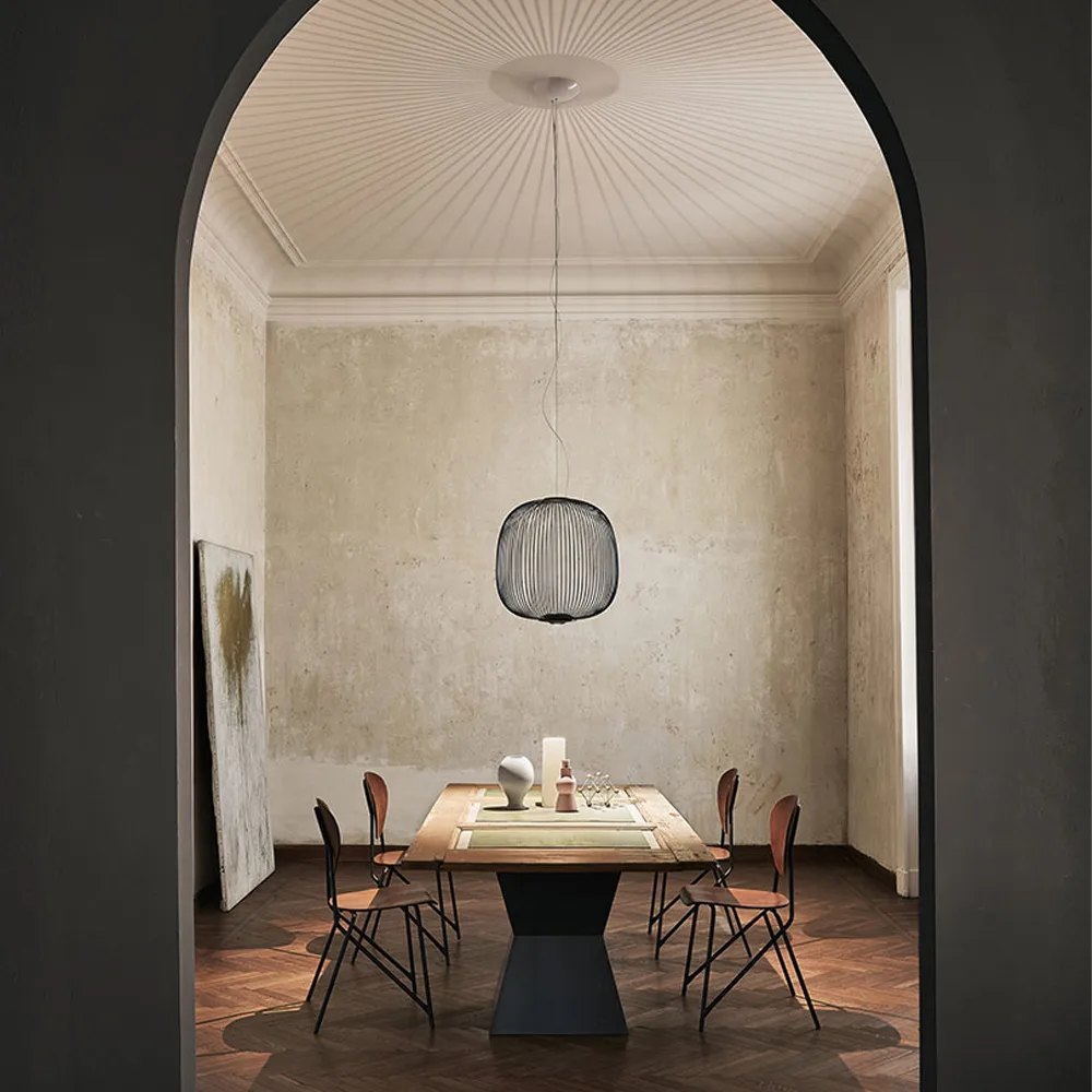 Spokes 2 pendel, vit Foscarini