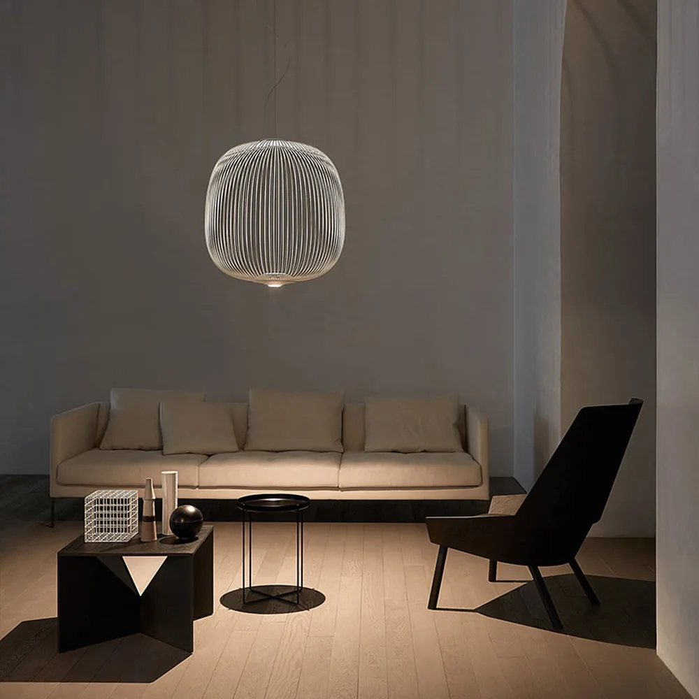 Spokes 2 pendel, vit Foscarini