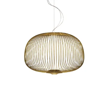 Spokes 3 MyLight pendel - guld, dimbar - Foscarini