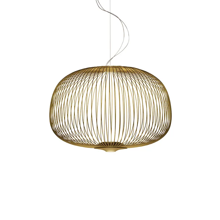 Spokes 3 MyLight pendel - guld, dimbar - Foscarini