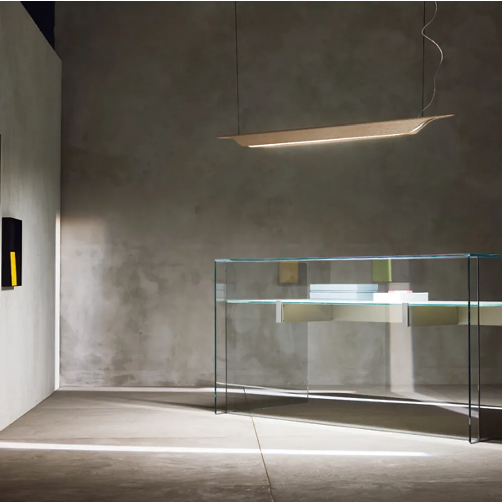 Troag pendel, natur, media, led Foscarini
