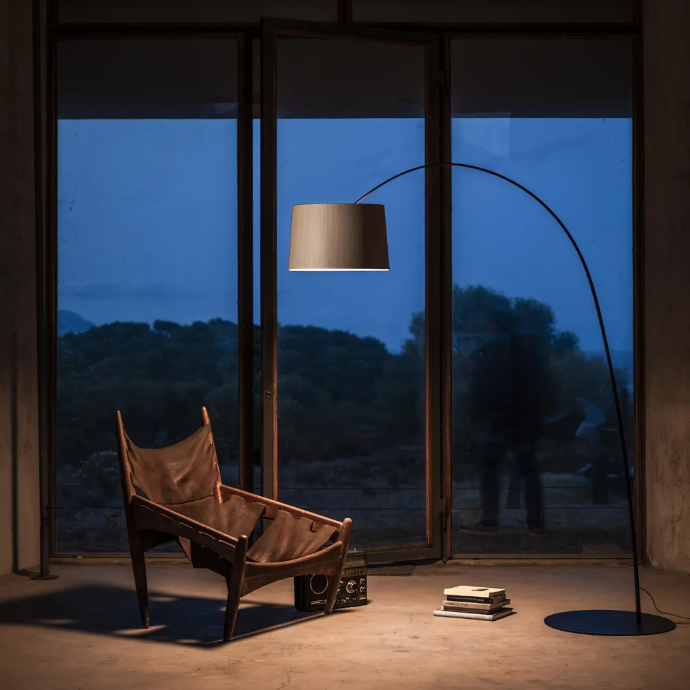 Twiggy Elle Wood MyLight golvlampa, greige Foscarini