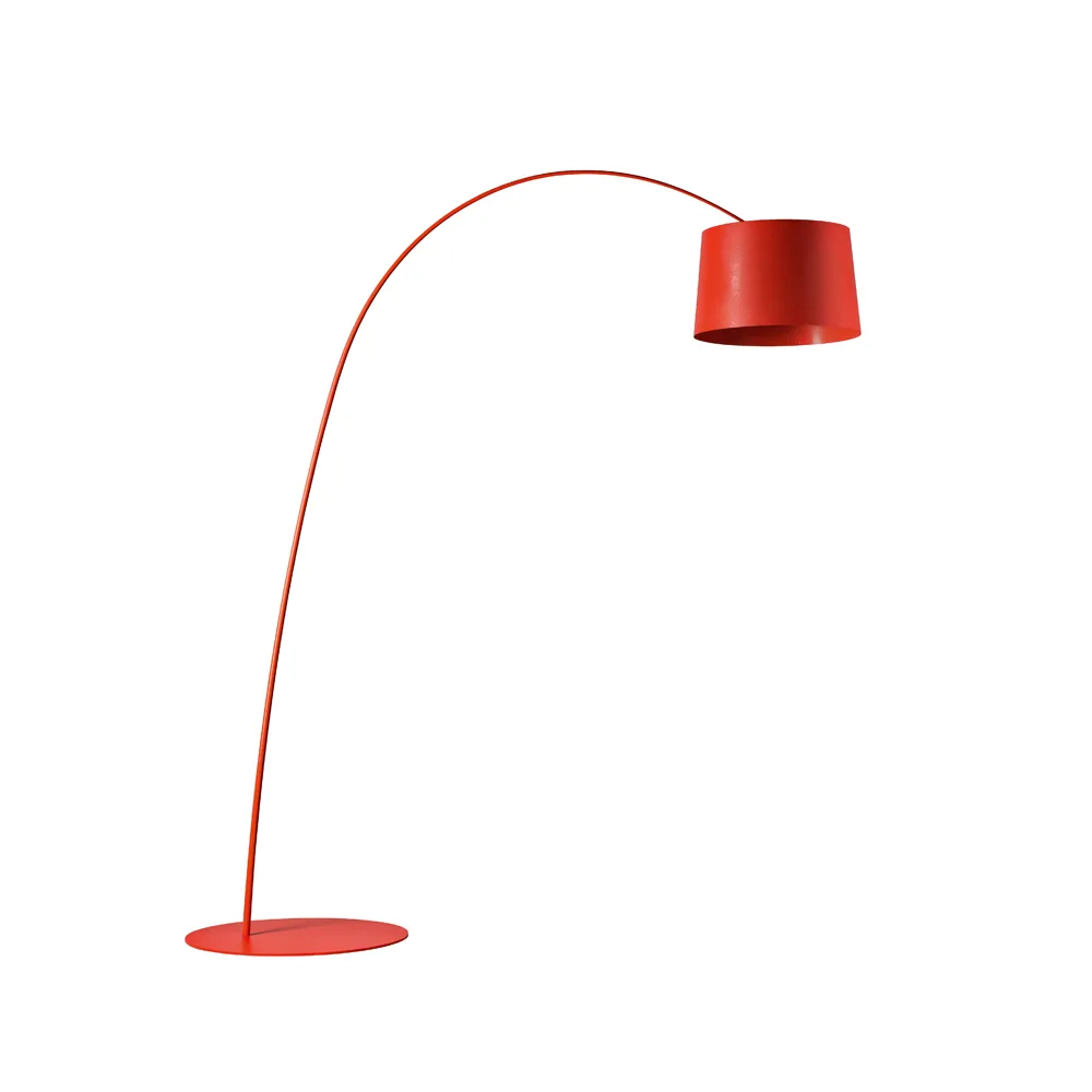 Twiggy LED golvlampa, cremisi Foscarini
