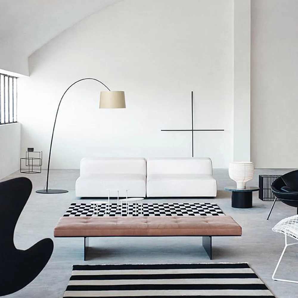 Twiggy Wood golvlampa, svart Foscarini