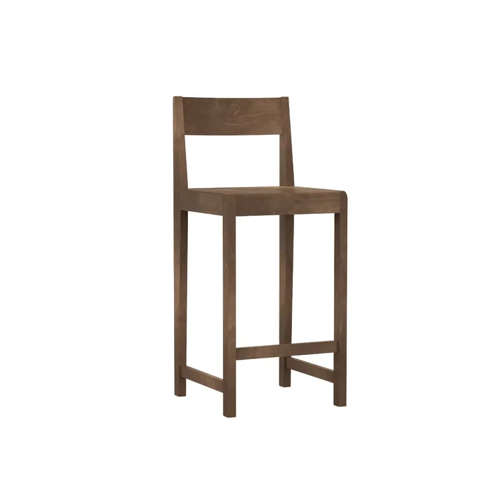 Bar Chair 01 barstol - Mörkbrun björk, 65 cm - FRAMA