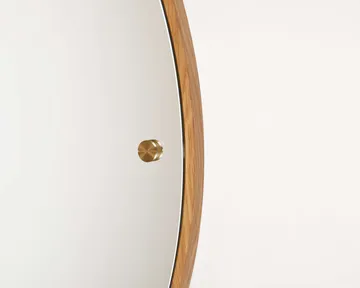 CM Circle spegel - Ek, medium, Ø60 cm - FRAMA