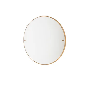 CM Circle spegel - Ek, small, Ø45 cm - FRAMA
