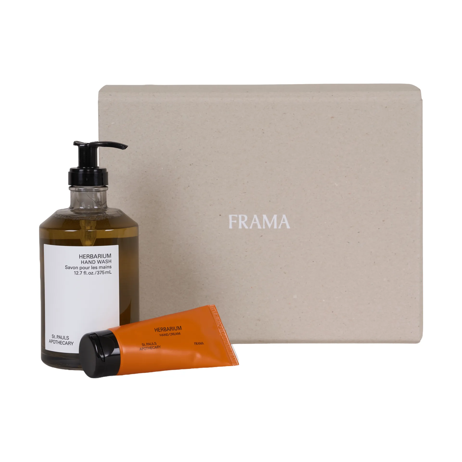FRAMA gåvoset handtvål + handkräm, Herbarium FRAMA