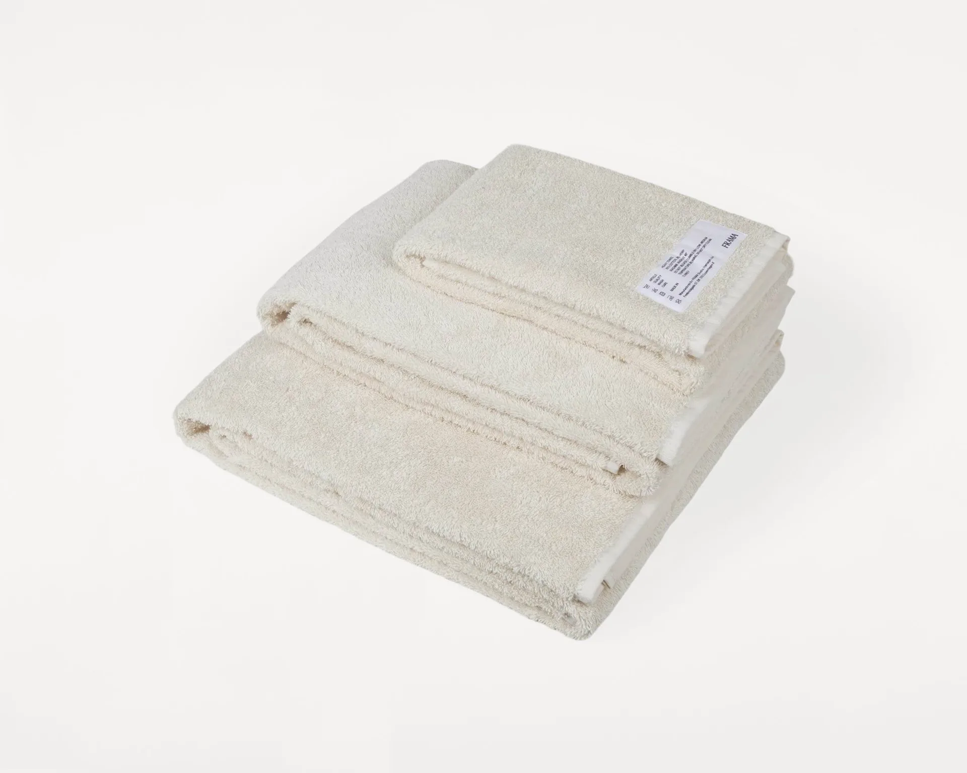 Heavy Towel handduk 80x50 cm, Bone white (vit) FRAMA