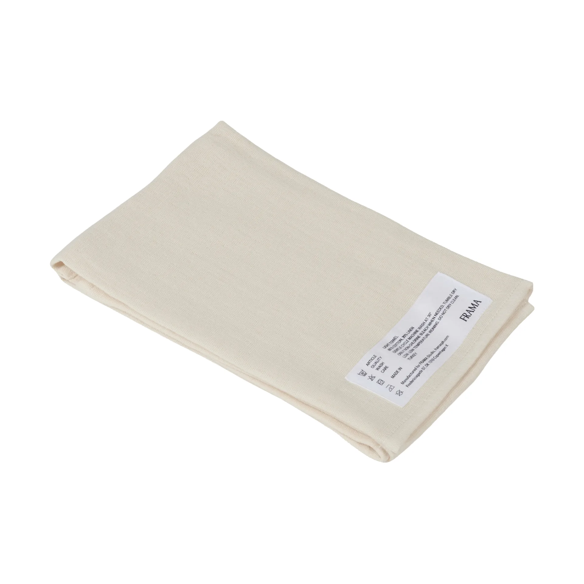 Light Towel handduk 80x50 cm, Bone white (vit) FRAMA