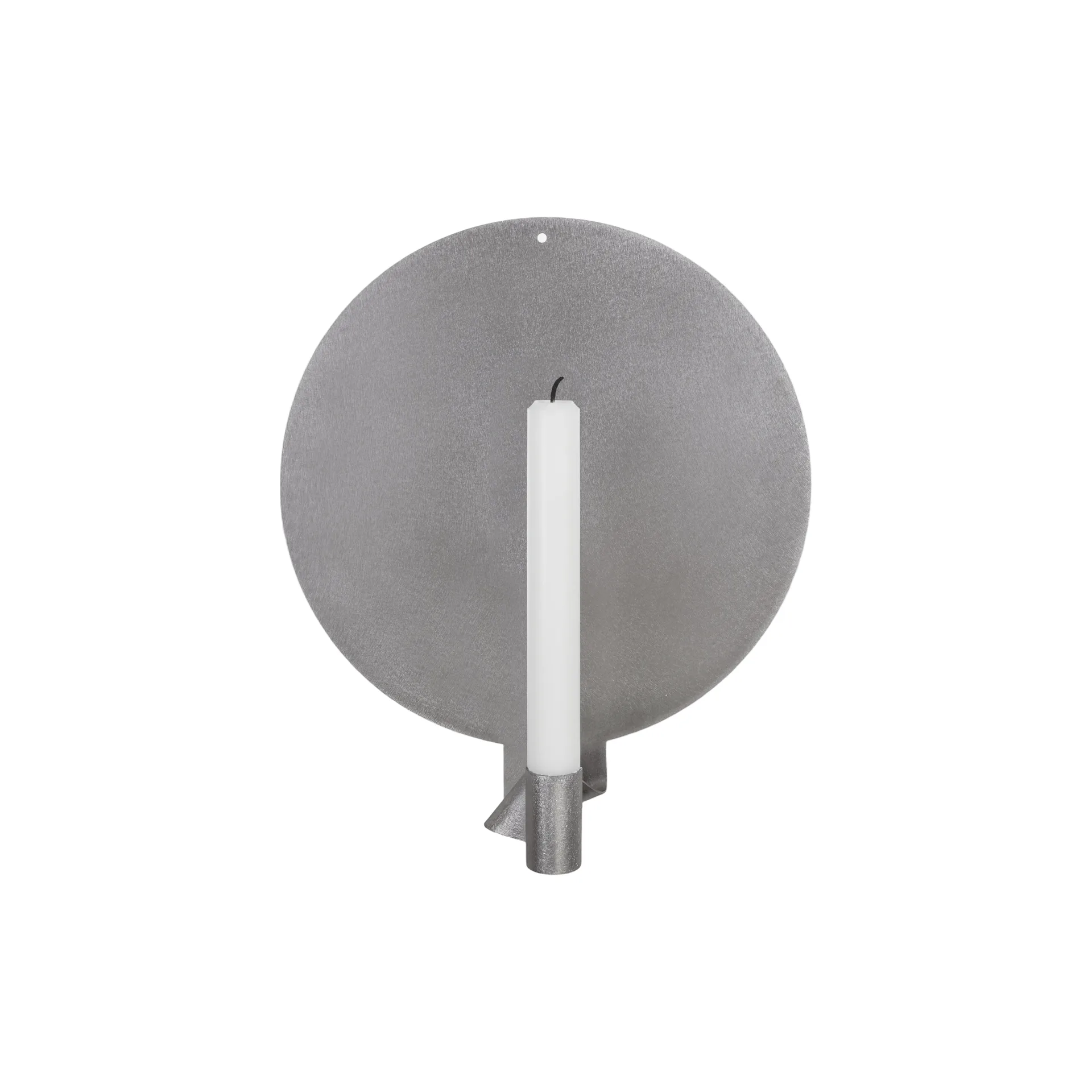 Ornament väggljusstake, Rostfritt stål, round, 28,2 cm FRAMA