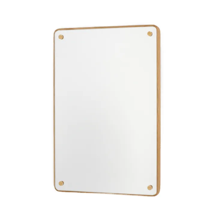 RM-1 Rectangular spegel - Ek, small, 58x40 cm - FRAMA