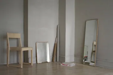 RM-1 Rectangular spegel - Ek, small, 58x40 cm - FRAMA