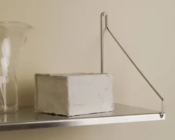 Single Shelf vägghylla - Rostfritt stål, 80x20 cm - FRAMA