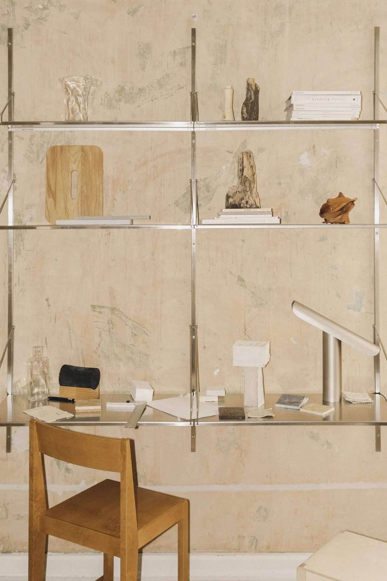 Single Shelf vägghylla, Rostfritt stål, 80x20 cm FRAMA