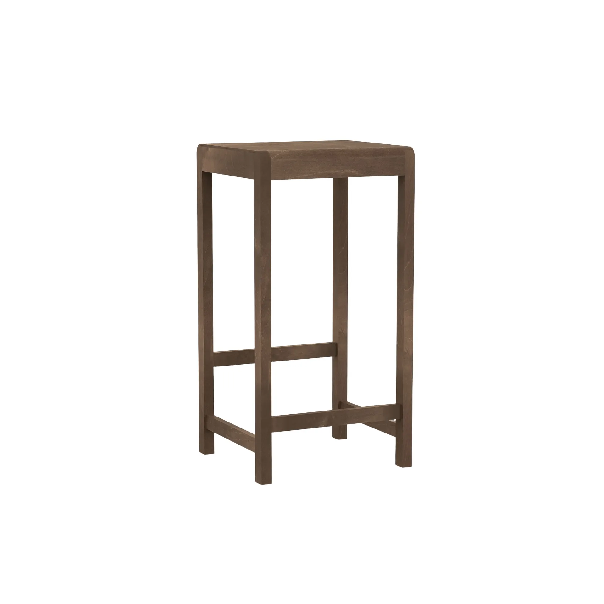Stool 01 barpall, Mörkbrun björk, 76 cm FRAMA