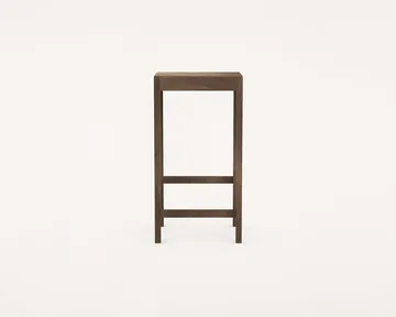 Stool 01 barpall - Mörkbrun björk, 76 cm - FRAMA