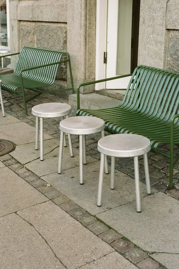 Tasca rund pall - Aluminium, H: 46 cm - FRAMA