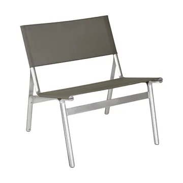 Union loungestol - Aluminium-Taupe Mesh - FRAMA