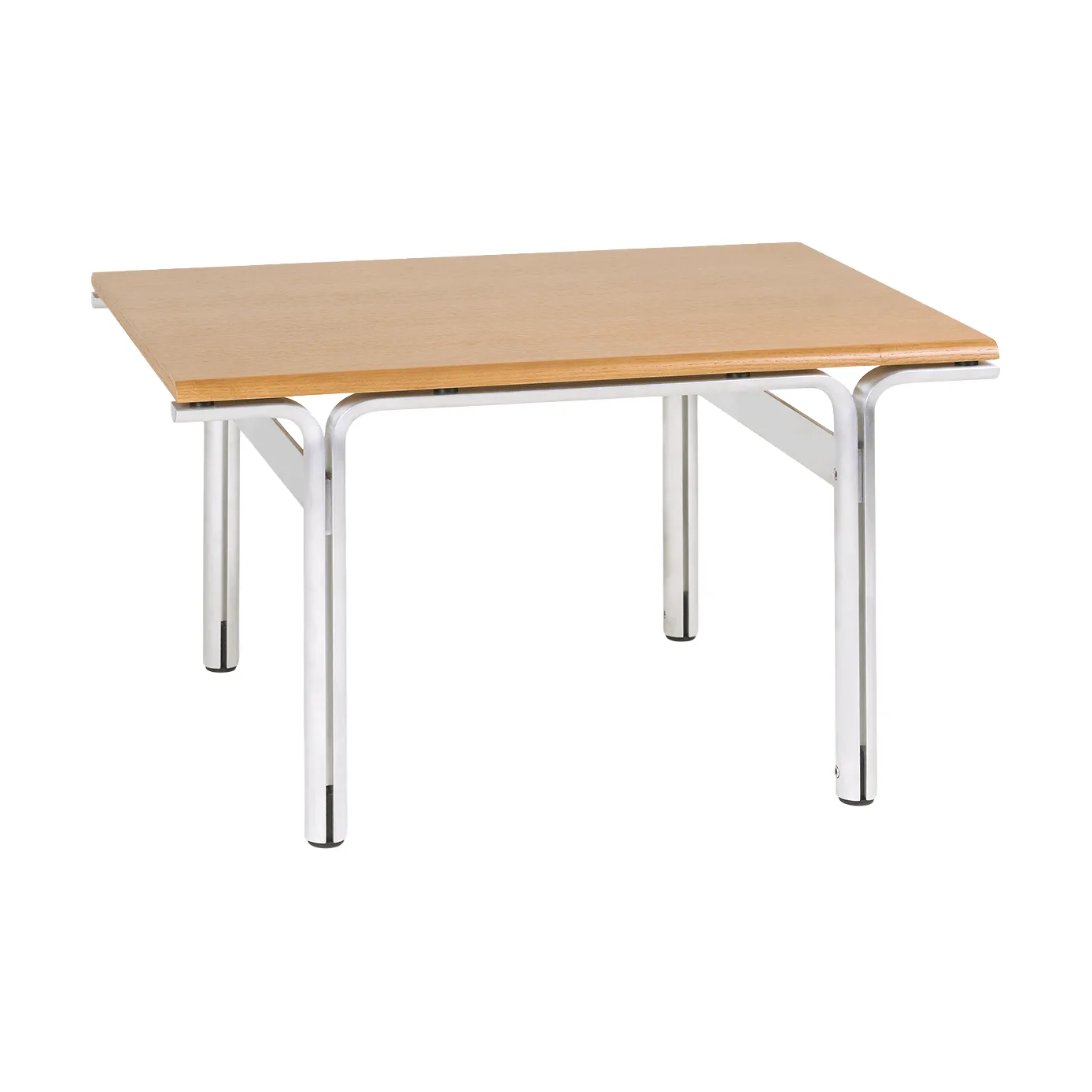 Union sidobord, Aluminium-varmbrun ask, 60x45x34 cm FRAMA