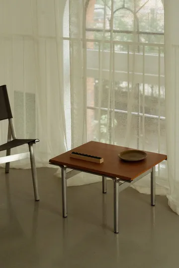 Union sidobord - Aluminium-varmbrun ask, 60x45x34 cm - FRAMA