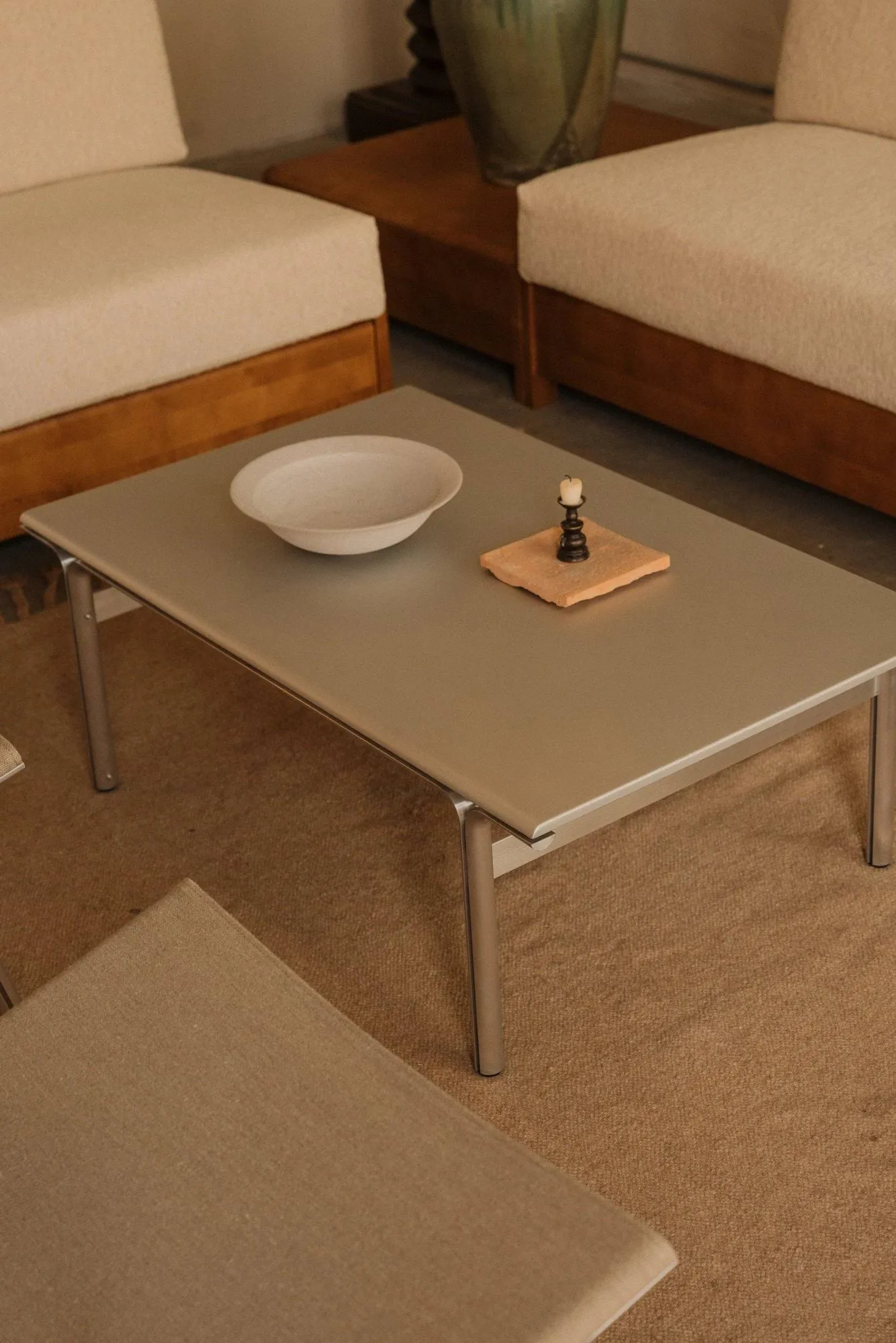 Union soffbord, Aluminium, 97x60x34,5 cm FRAMA
