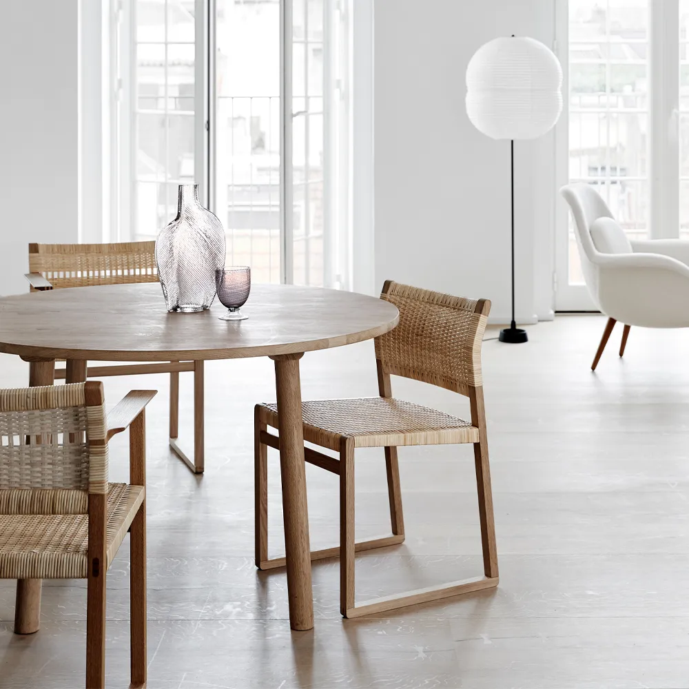 BM61 stol, Rotting-oljat ekstativ Fredericia Furniture