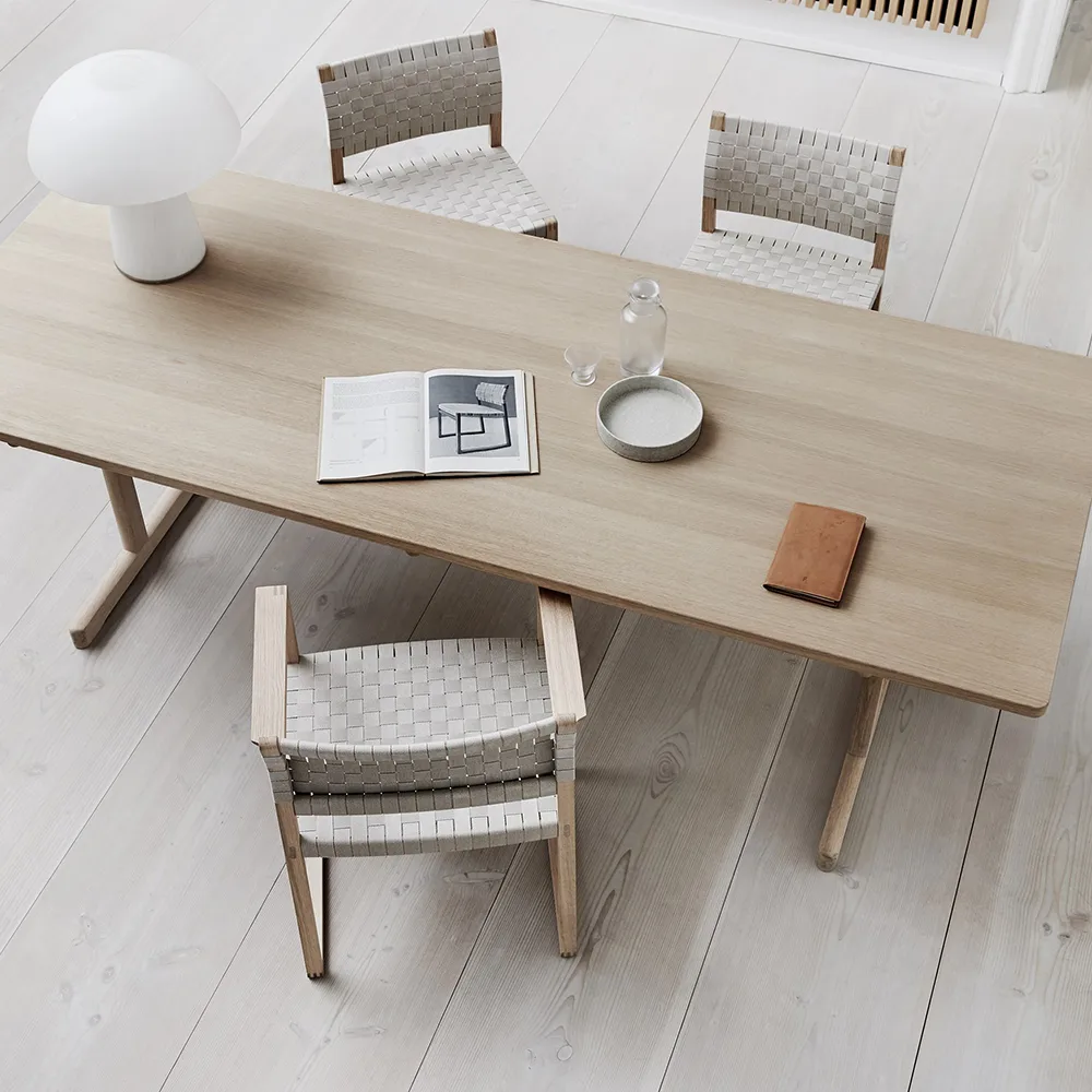 BM61 stol, Rotting-oljat ekstativ Fredericia Furniture