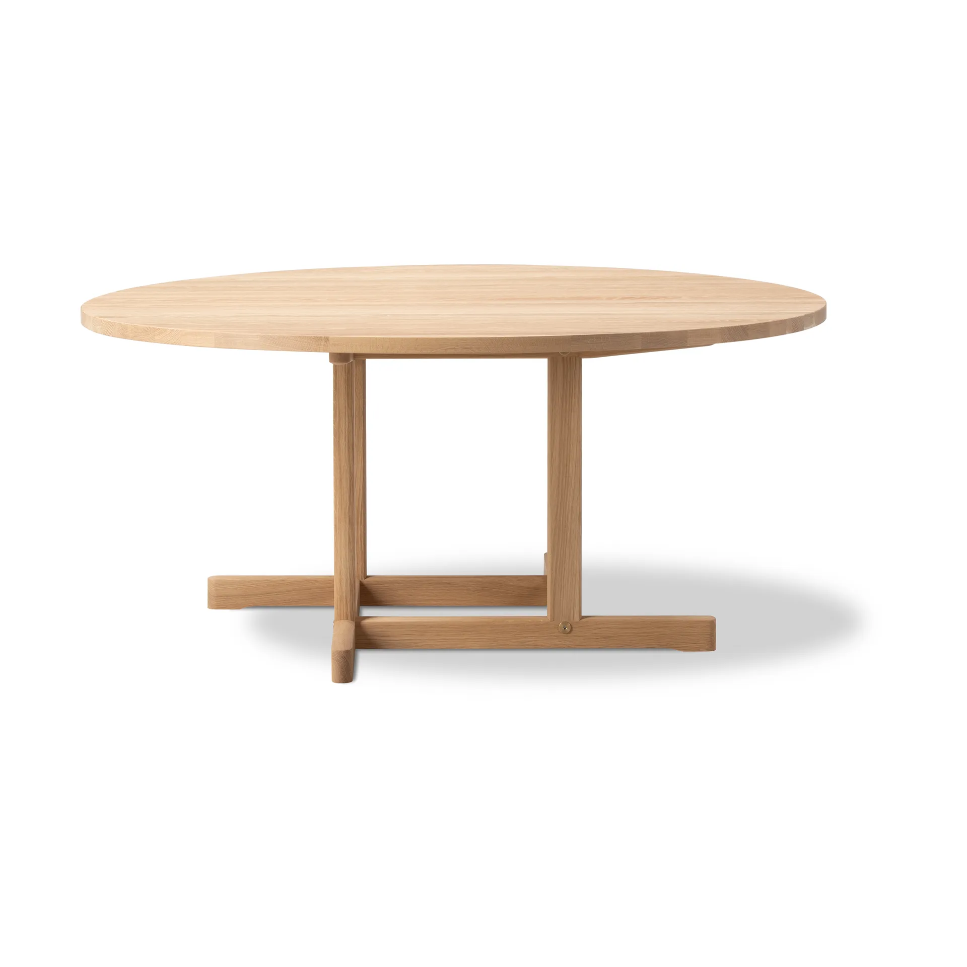 BM80 Mogensen Coffee Table soffbord Ø120 cm, Ljusoljad ek Fredericia Furniture