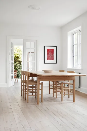 J39 stol, Ljus oljad ek-flätad natur, 6-pack - Fredericia Furniture