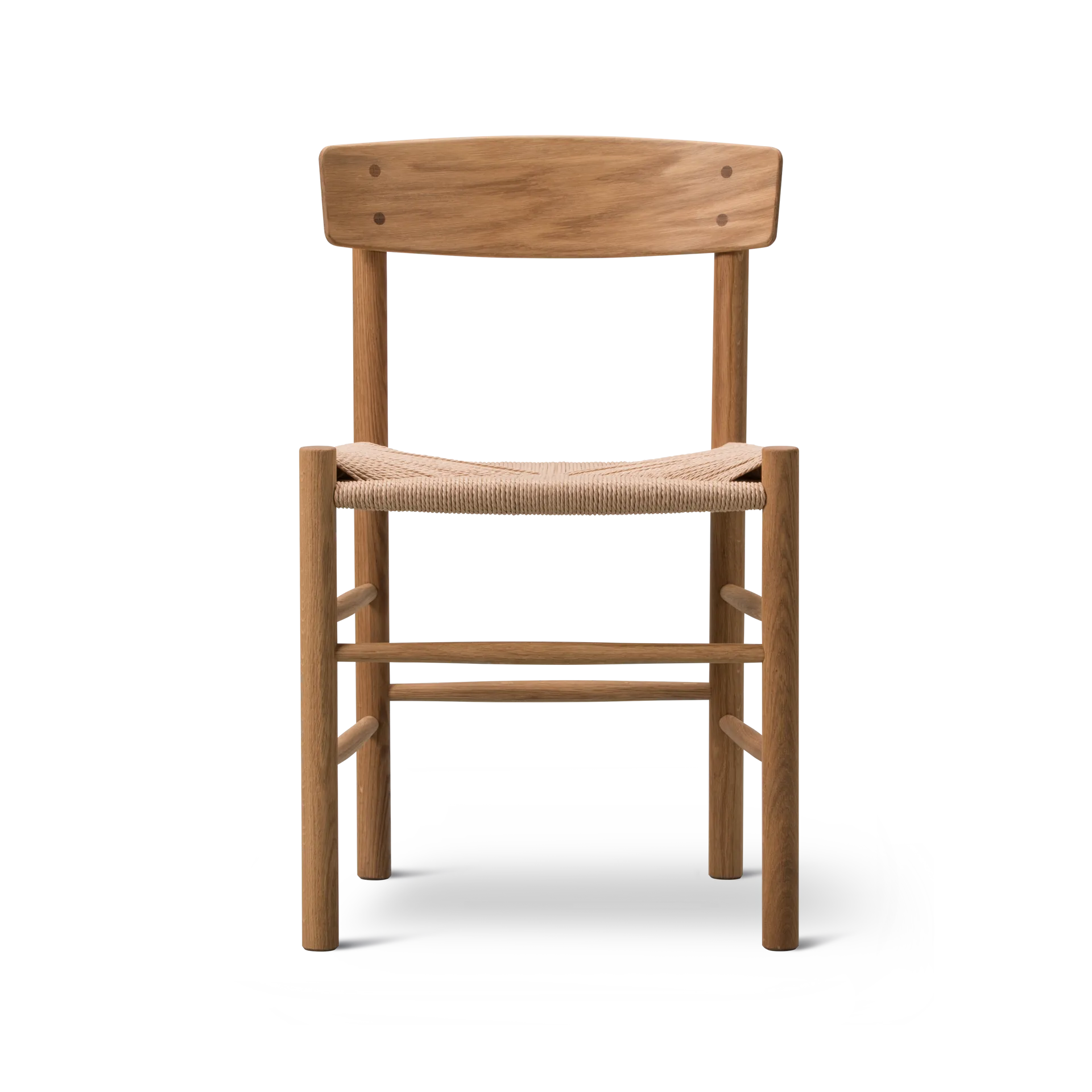 J39 stol, Oljad ek-flätad natur Fredericia Furniture