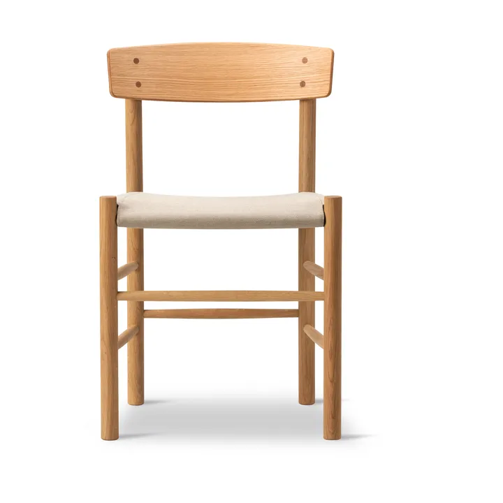 J39 stol - Oljad ek-natur canvas - Fredericia Furniture