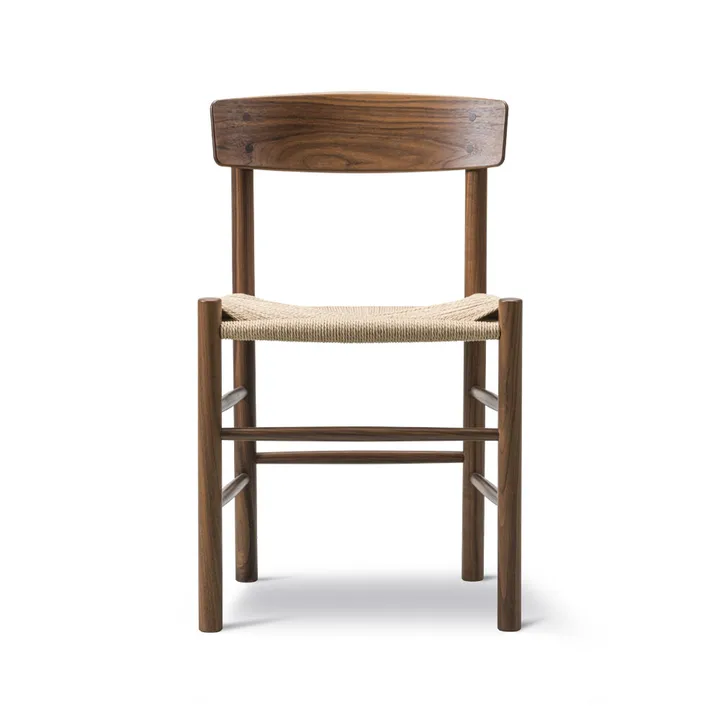 J39 stol - Oljad valnöt-flätad natur - Fredericia Furniture