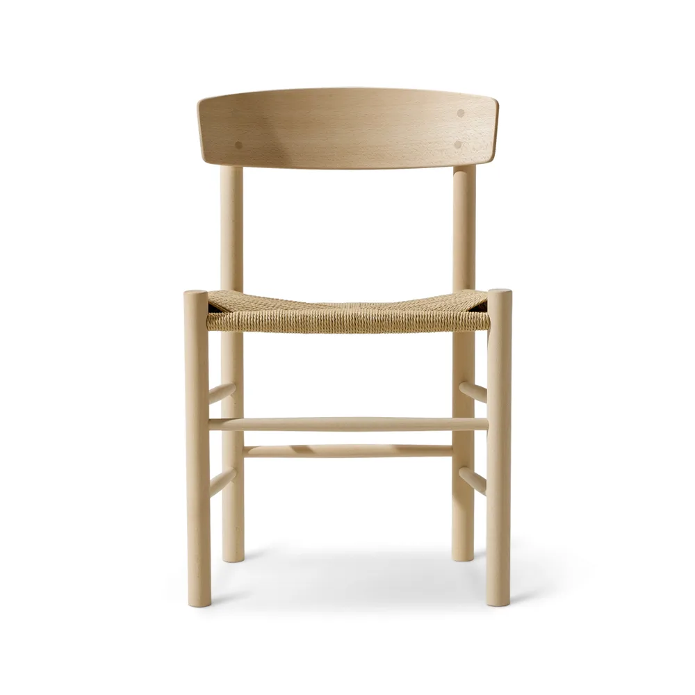 J39 stol, Såpad ek-flätad natur Fredericia Furniture