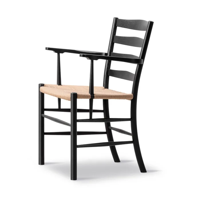 Klint karmstol - Naturflätad-svartlackerad ek - Fredericia Furniture
