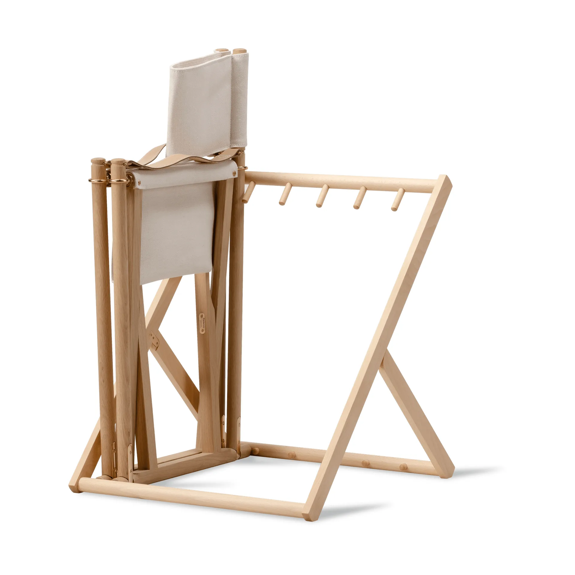 MK16 Folding Chair stol, Off white-oljad bok Fredericia Furniture