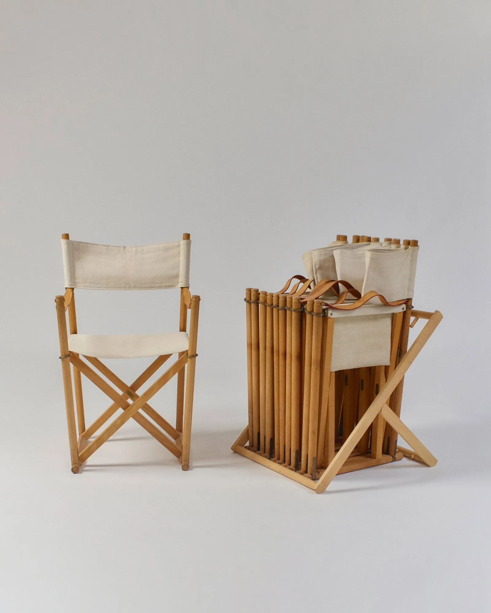 MK16 Folding Chair stol, Off white-oljad bok Fredericia Furniture