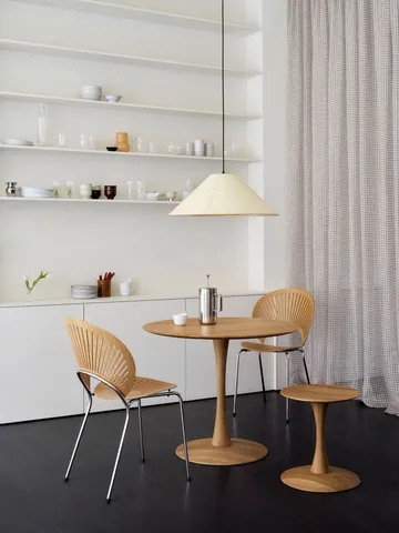 ND105 Trisse rund pall - Rökt oljad ek, Ø40x46 cm - Fredericia Furniture